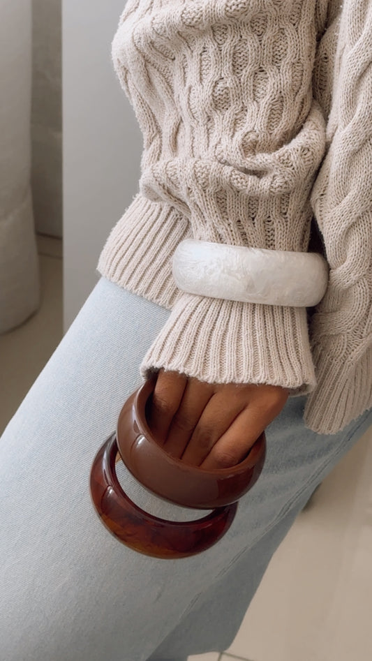 Brazalete gruesita resina