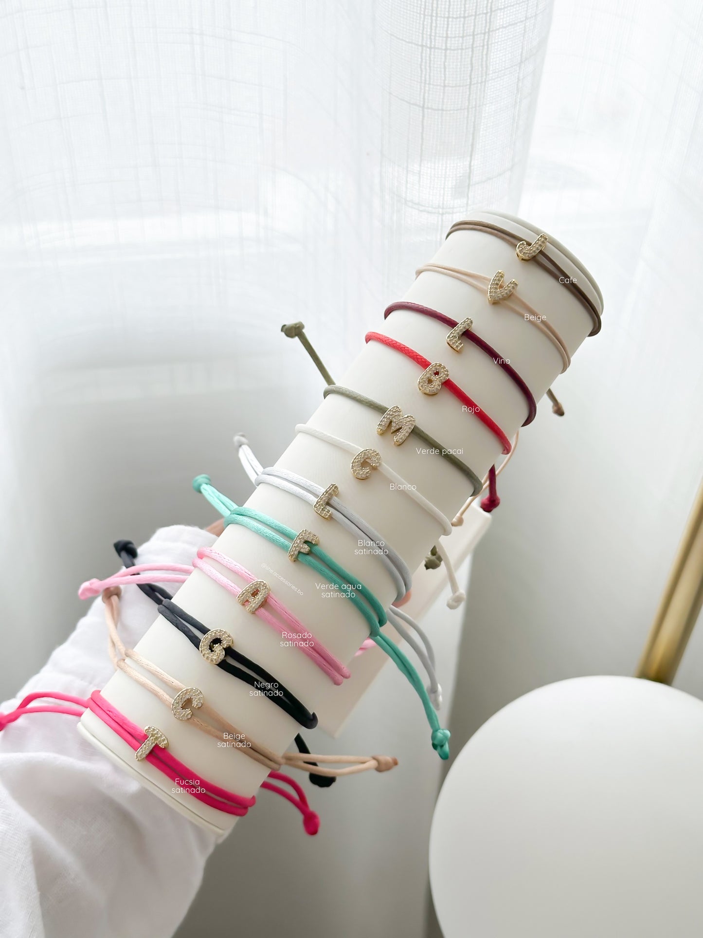 Pulseras inicial * a pedido