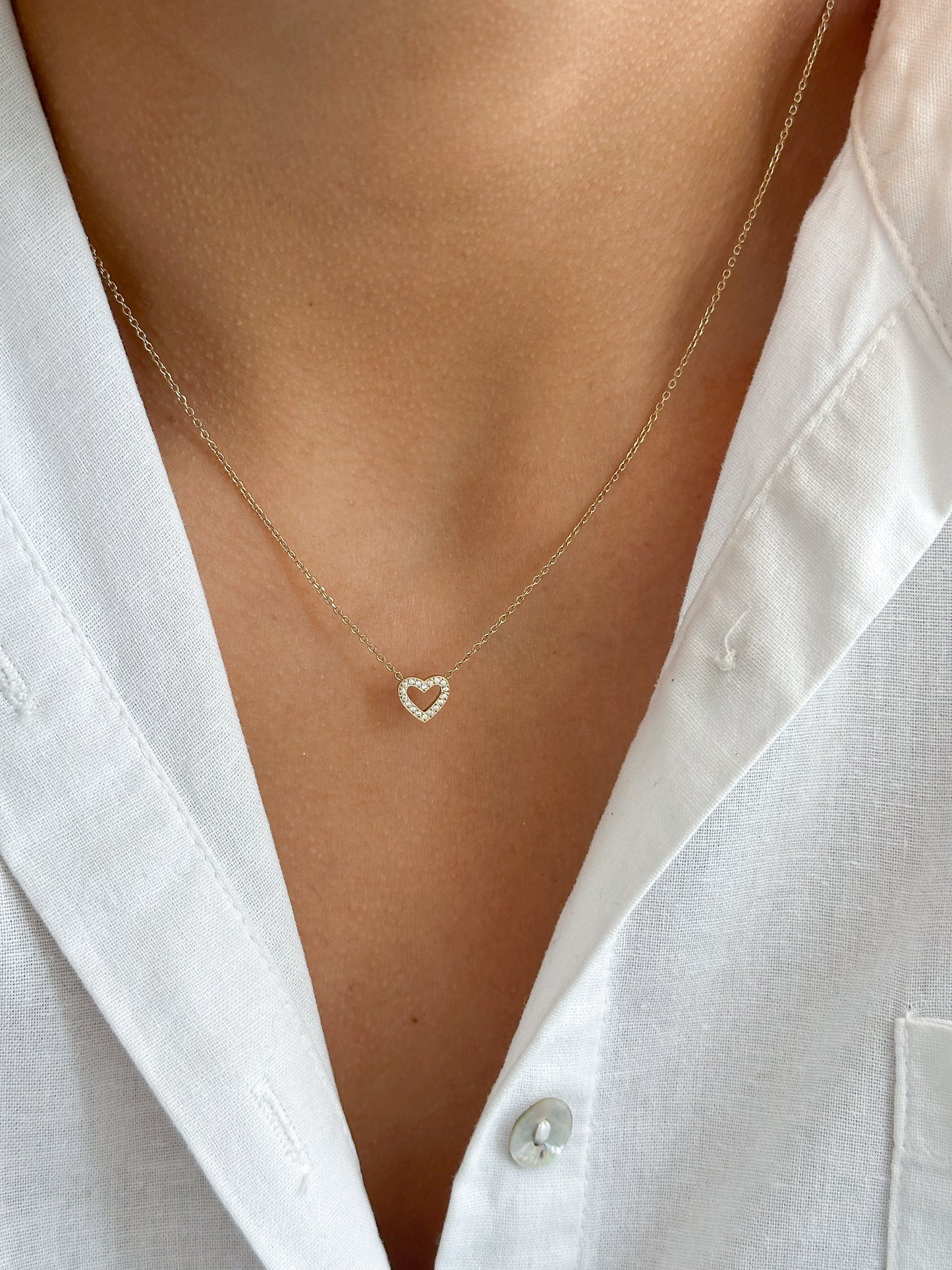 Collar corazón