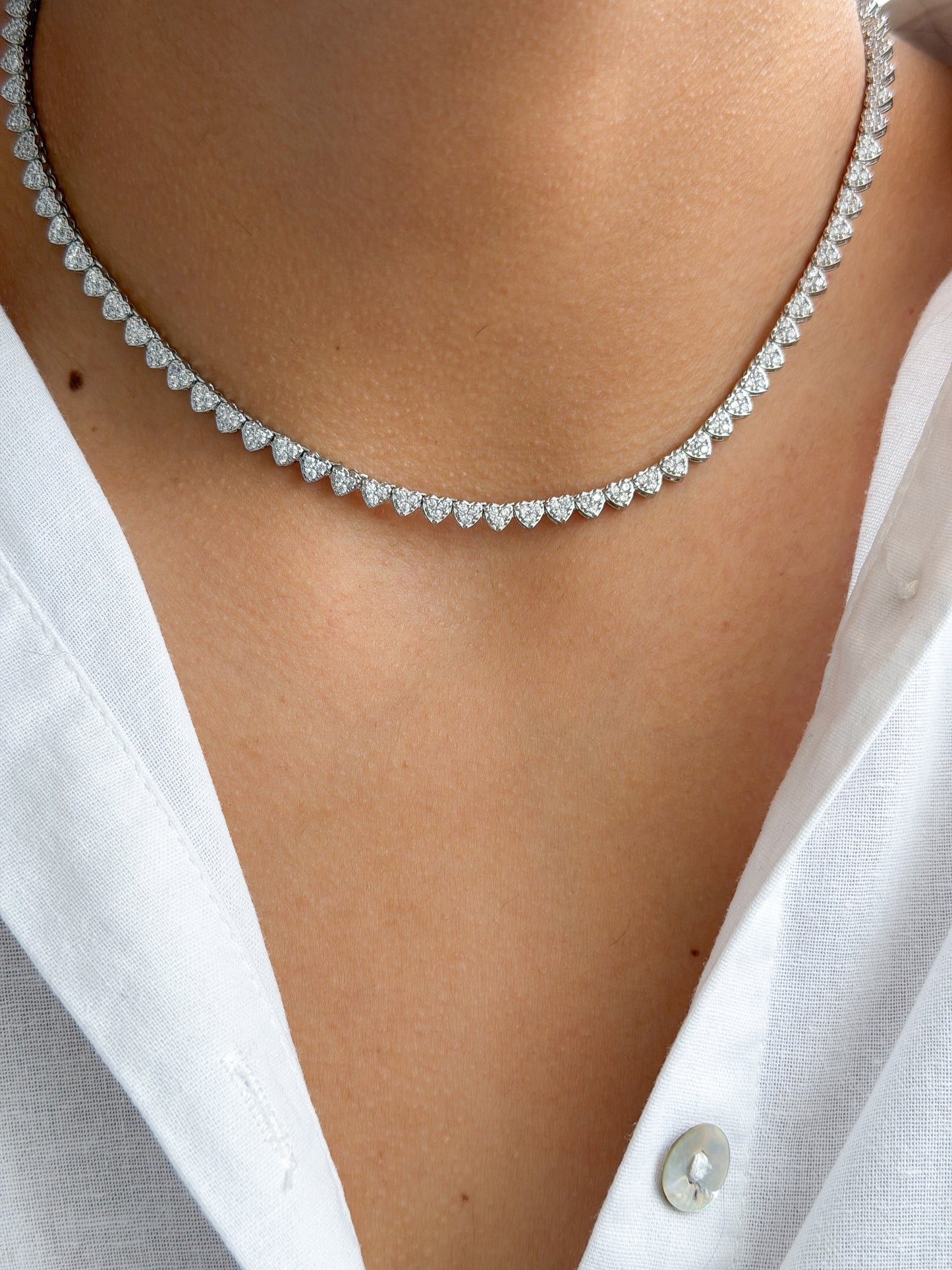 Gargantilla Riviera corazones