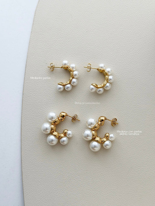 aretes perla