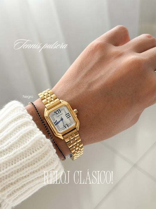 Pulsera Tennis negro