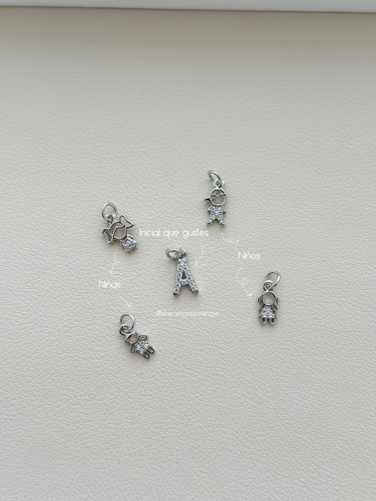 Plateado Pulseras con dijes