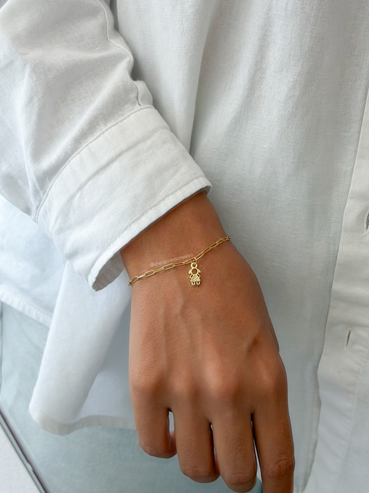 Dorado pulsera niña/o