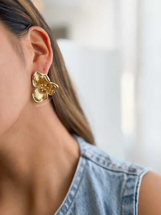 Aretes flor