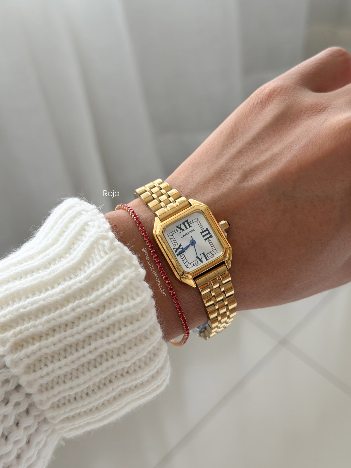 Pulsera Tennis rojo