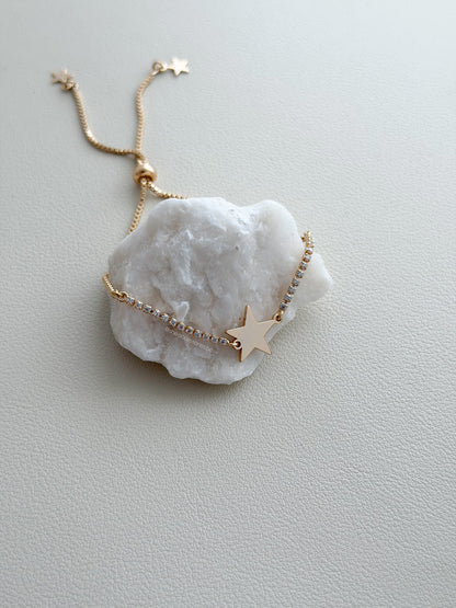 Pulsera regulable estrella