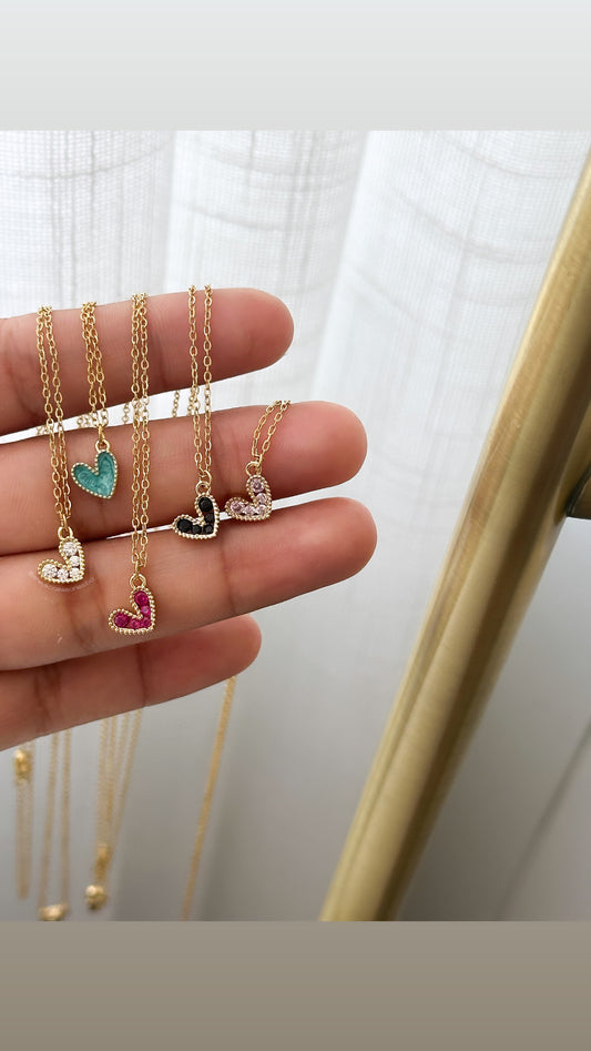 Corazones de color C/u