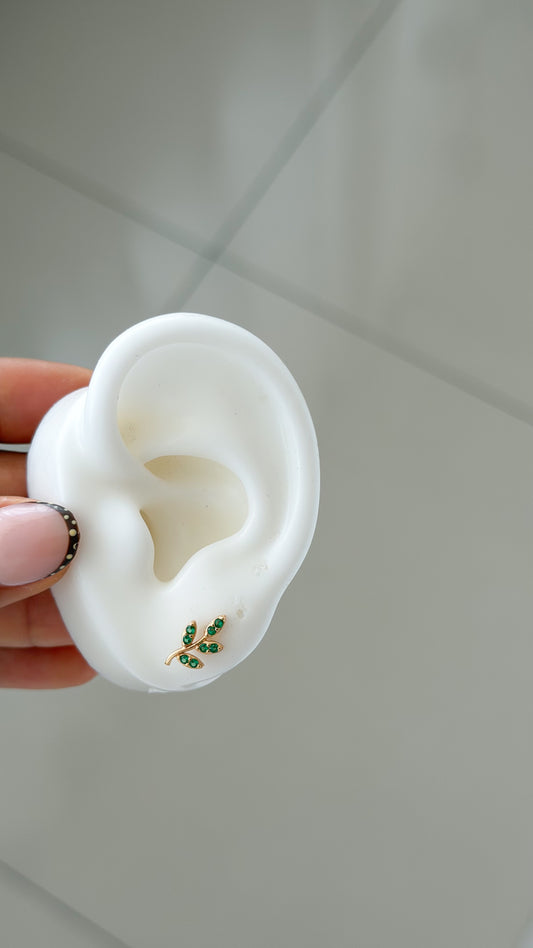 Aretes tipo trepador