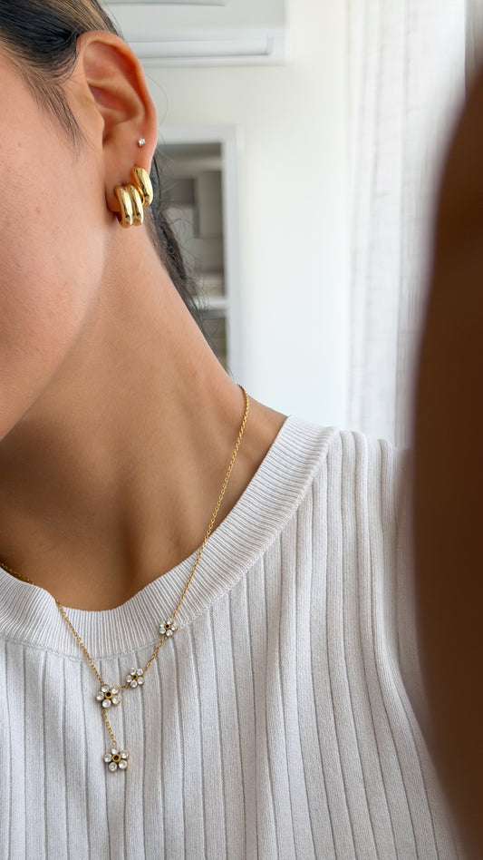 Collar flores
