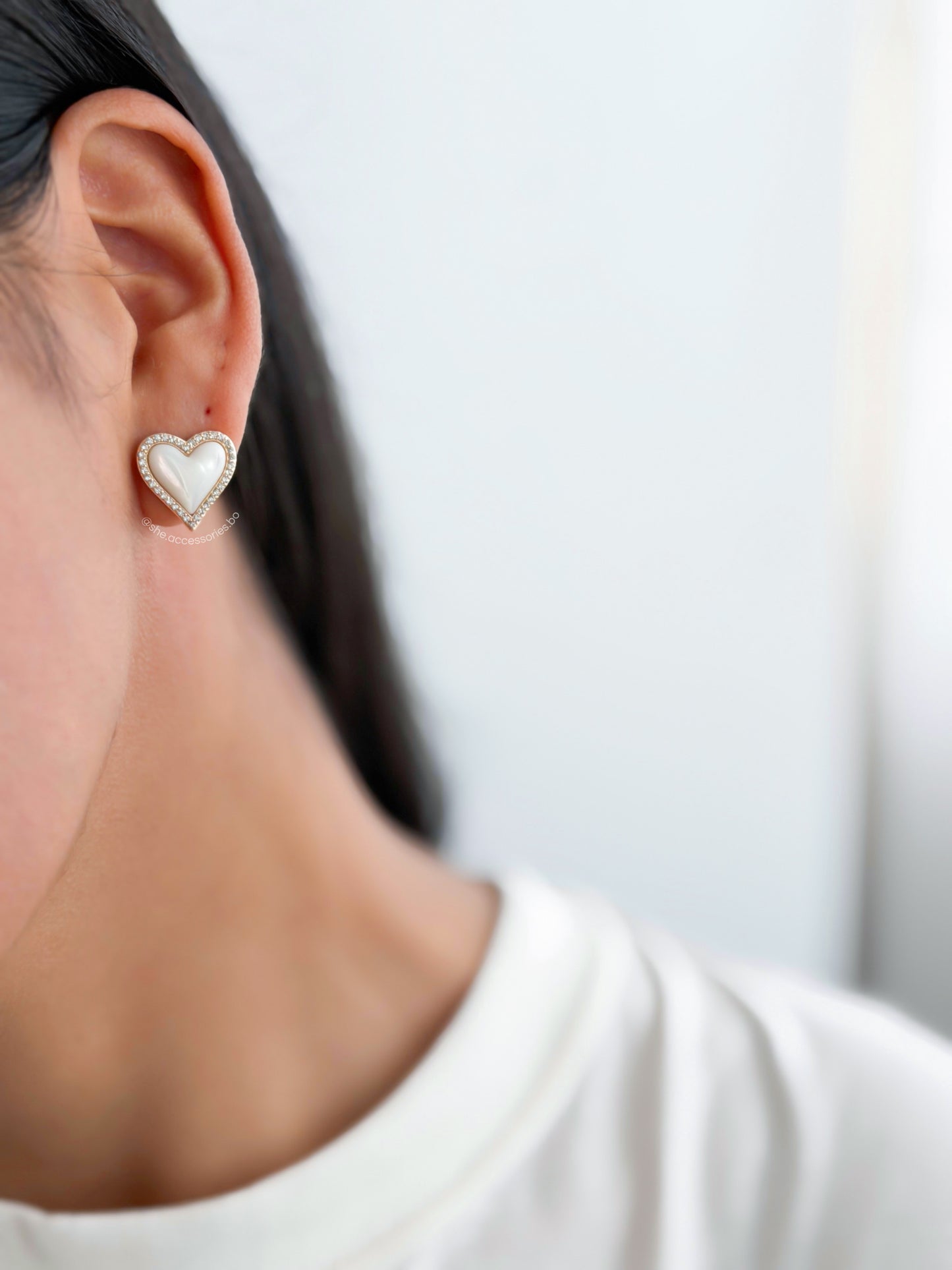 Aretes corazón