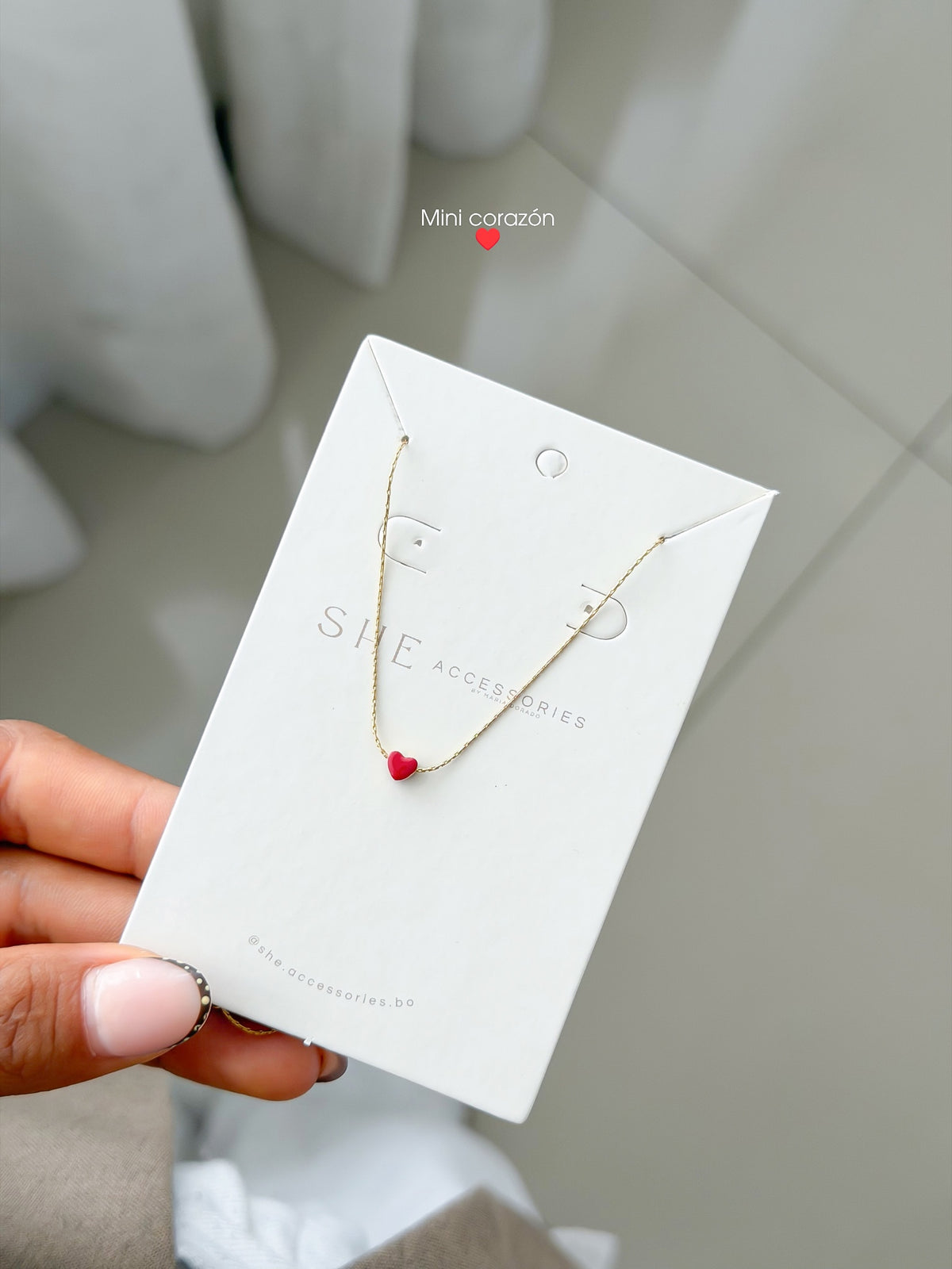 Corazón mini rojo