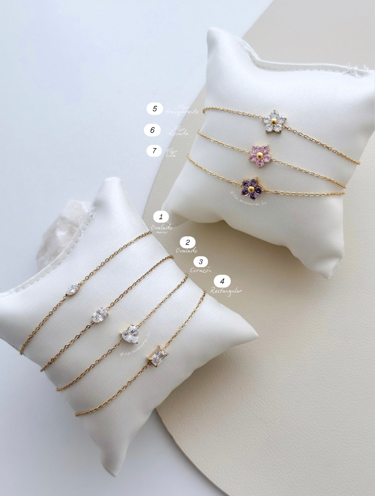 Pulseras delicaditas C/u
